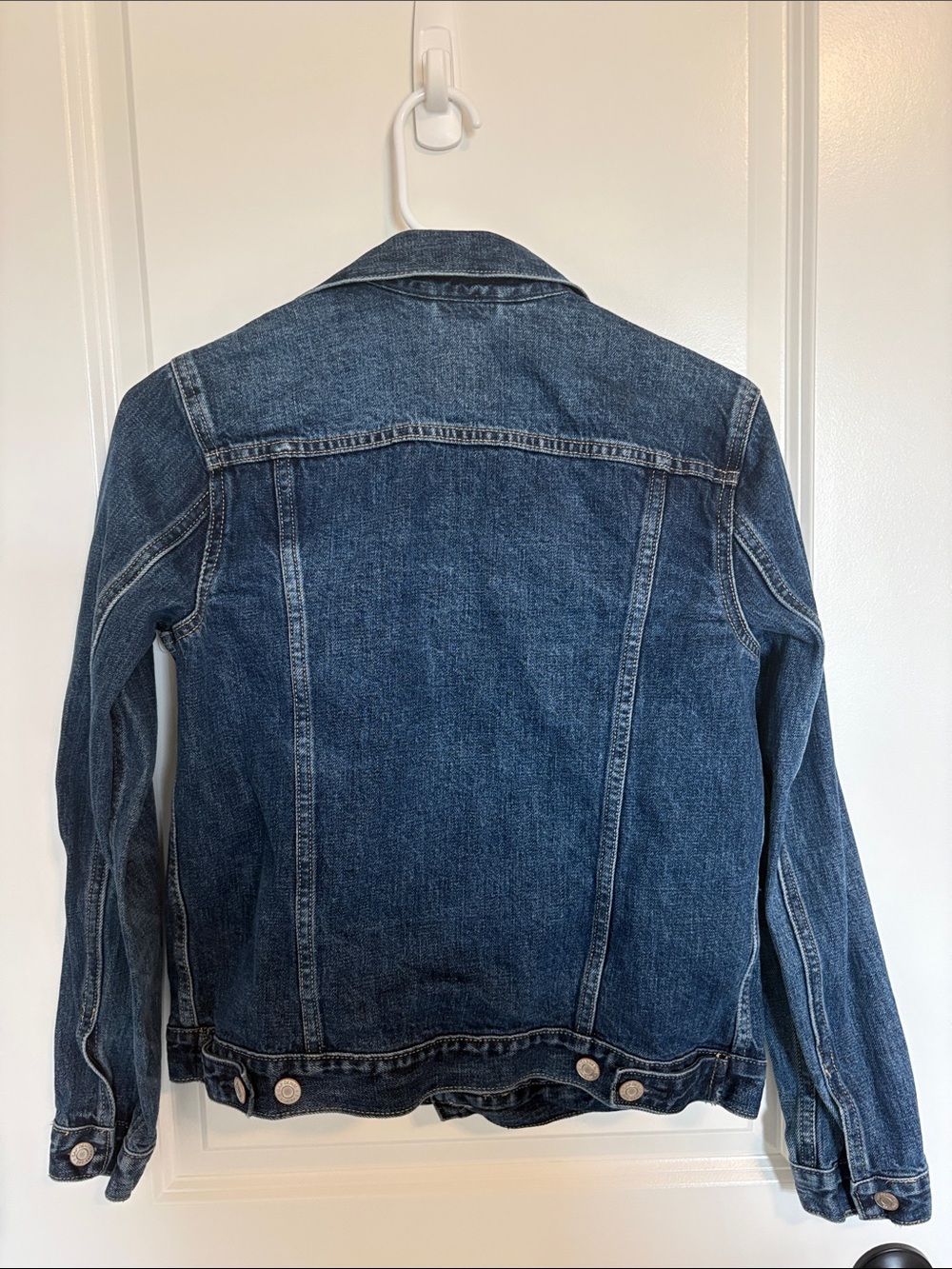 GAP Dark Blue Denim Trucker Jacket - Picture 3 of 3